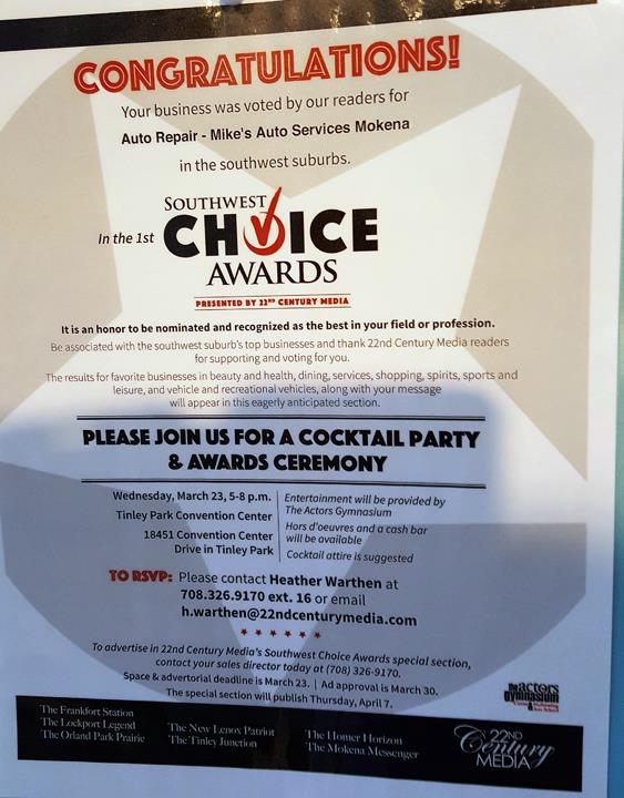 Mike's Auto Service Auto Repair Shop Mokena, IL